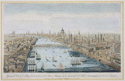 Vista General de la Ciudad de Londres y el Río Támesis, lámina 2 de 